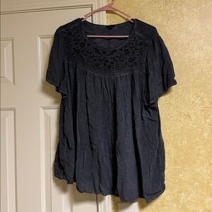 Torrid Dark Gray Short Sleeve Top
